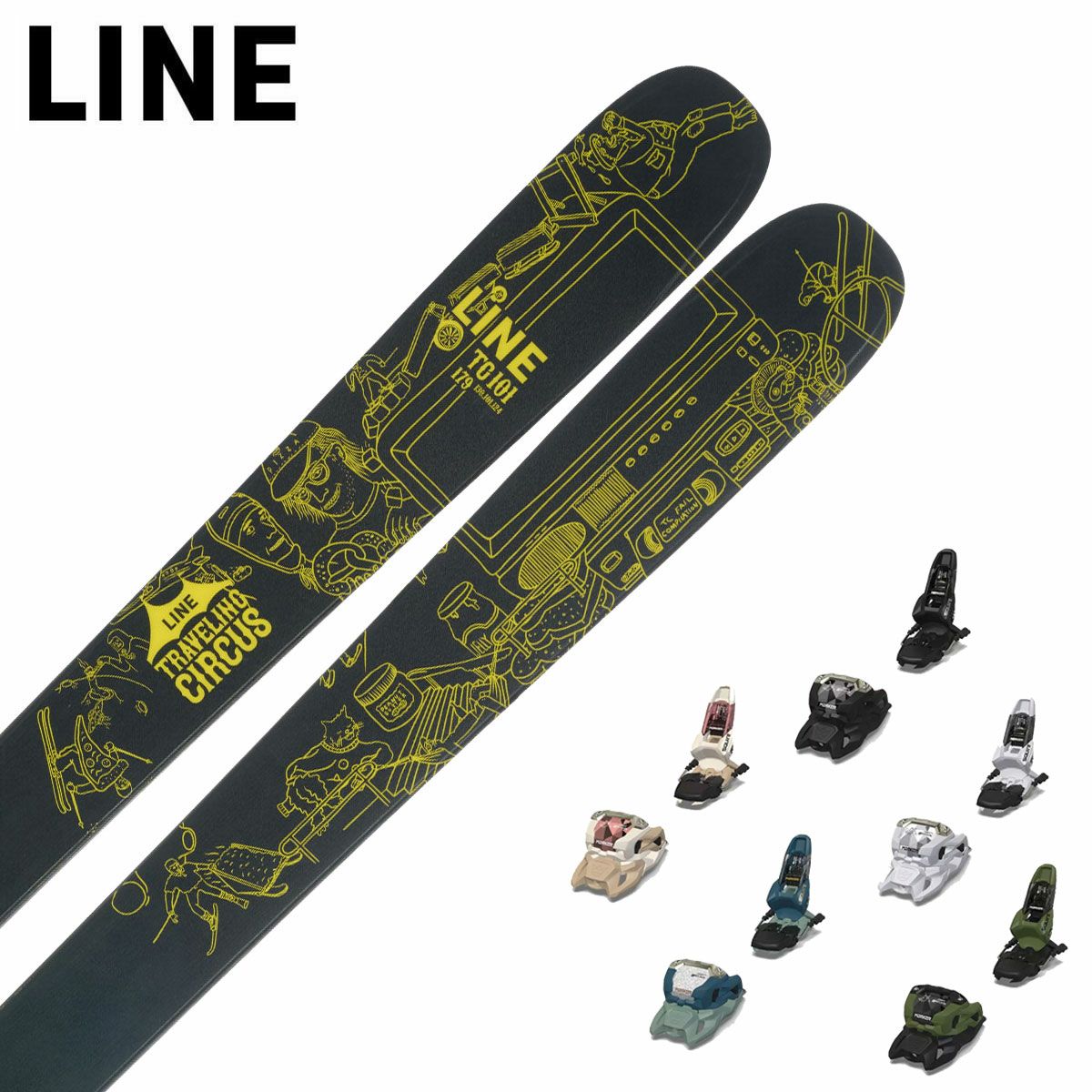 スキー 板 メンズ レディース LINE ライン＜2024＞CHRONIC 101 TC / クロニ