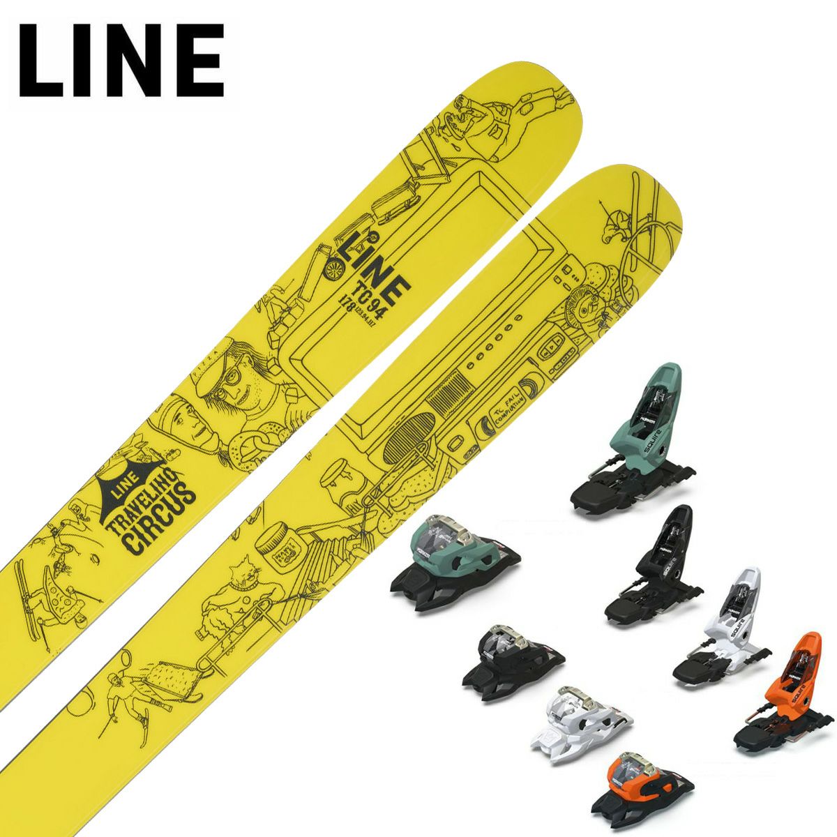 スキー 板 メンズ レディース LINE ライン＜2024＞CHRONIC 94 TC / クロニ