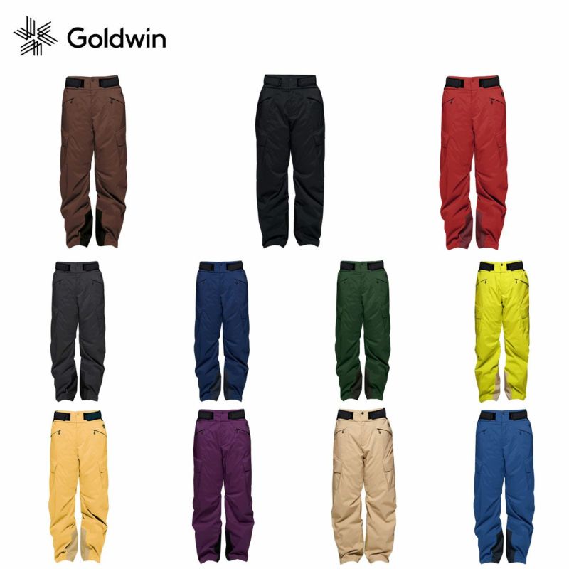 �X�L�[�E�F�A �X�L�[�p���c �p���c �S�[���h�E�C�� Goldwin �����Y��2024��G-Solid Color Cargo Wide Pants / G33357 2023-2024
