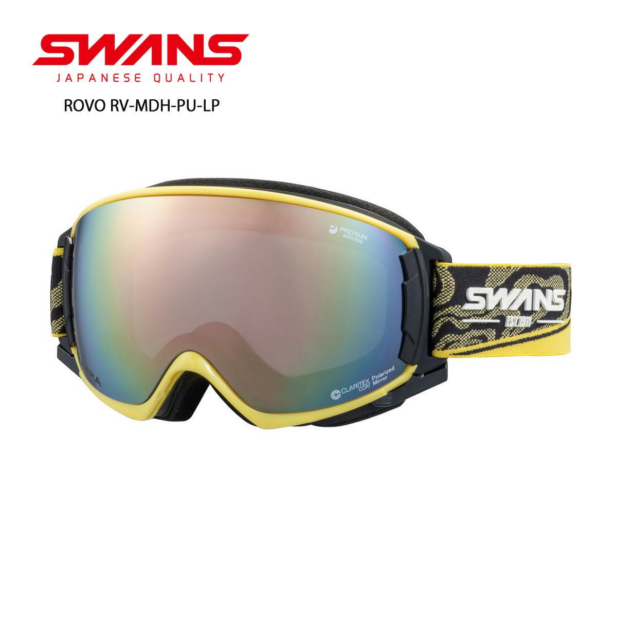 SWANS スワンズ スキーゴーグル メンズ レディース＜2024＞ROVO RV-MDH-PU-