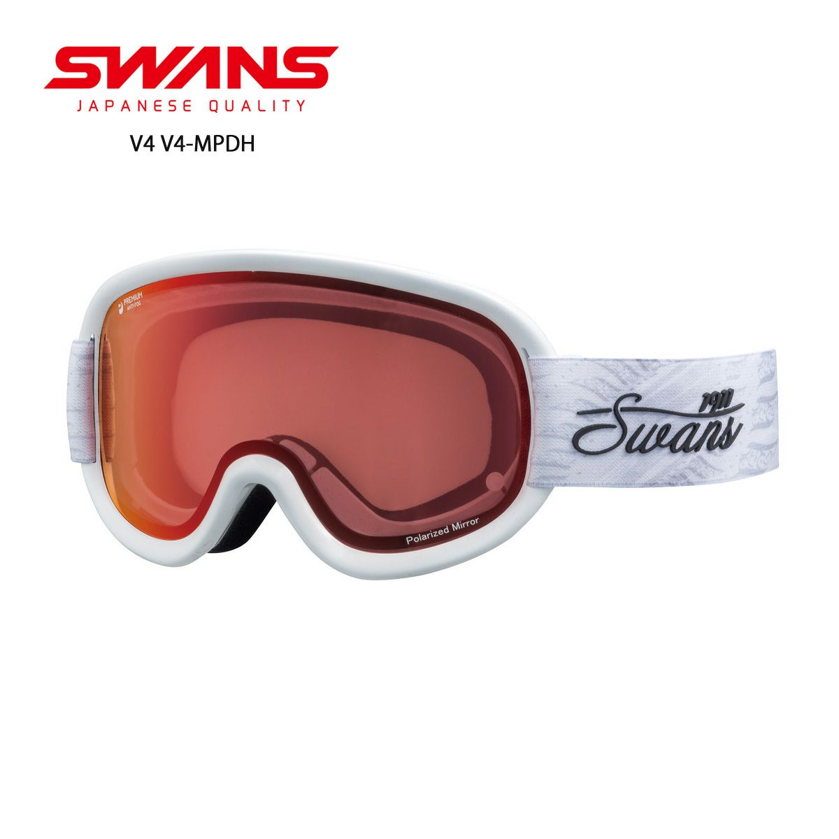 SWANS スワンズ スキーゴーグル メンズ レディース＜2024＞V4 V4-MPDH / ブ
