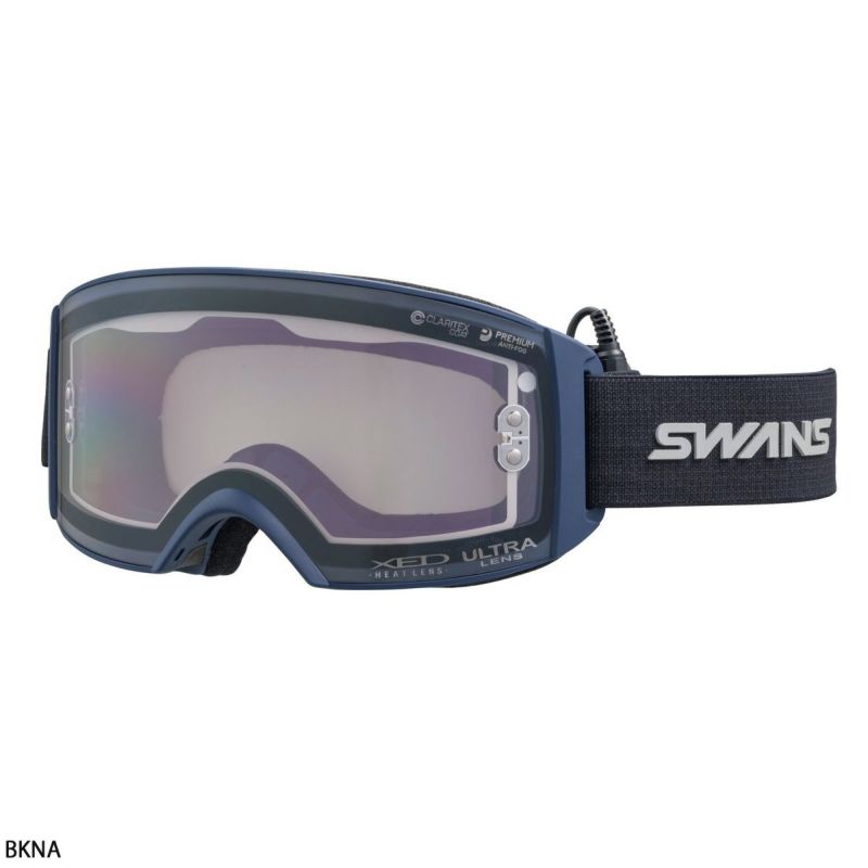 スワンズゴーグル 2023 SWANS RACAN-MDH-CU-LP NSMK IceMirror x Photochromic  UltraLightPurple ラカン ULTRA調光レンズ メガネ対応-All Mountain Sports Doing