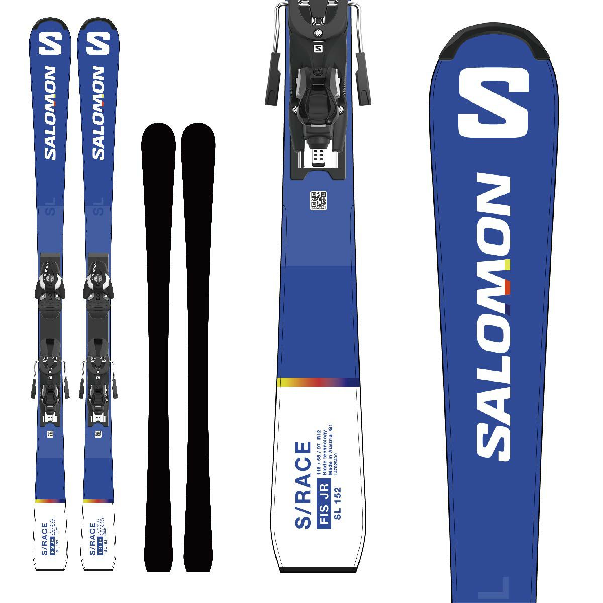 SALOMON サロモン スキー板 キッズ ジュニア ＜2025＞ S/RACE FIS JR 