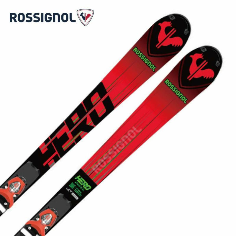 スキー板 ROSSIGNOL ロシニョール ＜2024＞ HERO ATHLETE FIS SL FACTORY 157 + R22[RAMAK01]  + SPX 15 ROCKERACE HOT RED ビンディング セット 取付無料【FIS対応】 2023-2024 NEWモデル