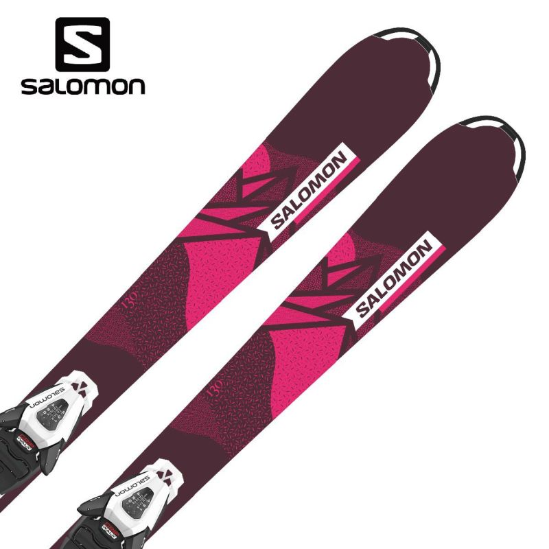 スキー板 キッズ ジュニア 2022 SALOMON サロモン 子供用 QST MAX JR S   C5 GW ビンディング セット 取付 調整
