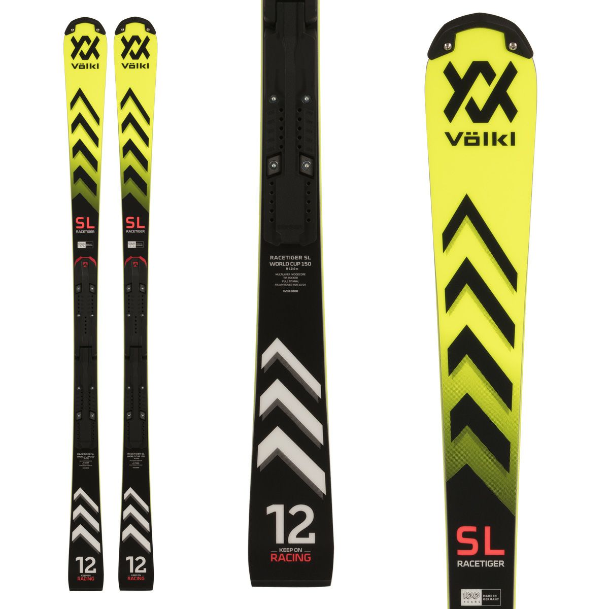 スキー板 VOLKL フォルクル キッズ ジュニア＜2024＞ RACETIGER SL JR 