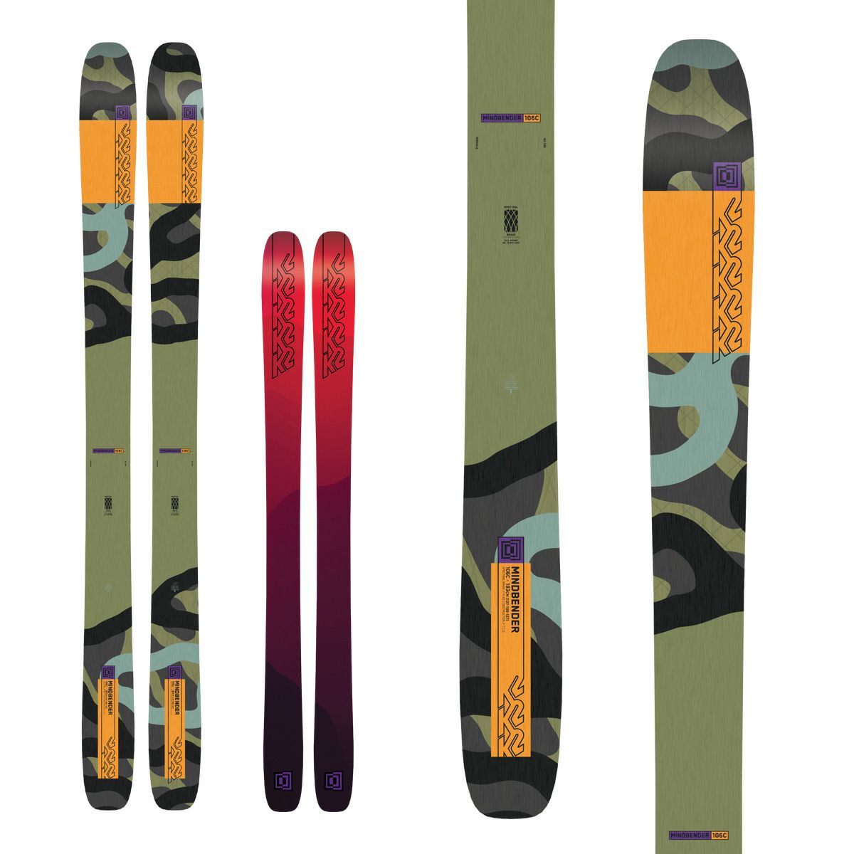 スキー板 メンズ レディース K2 ケーツー ＜2024＞ MINDBENDER 106C