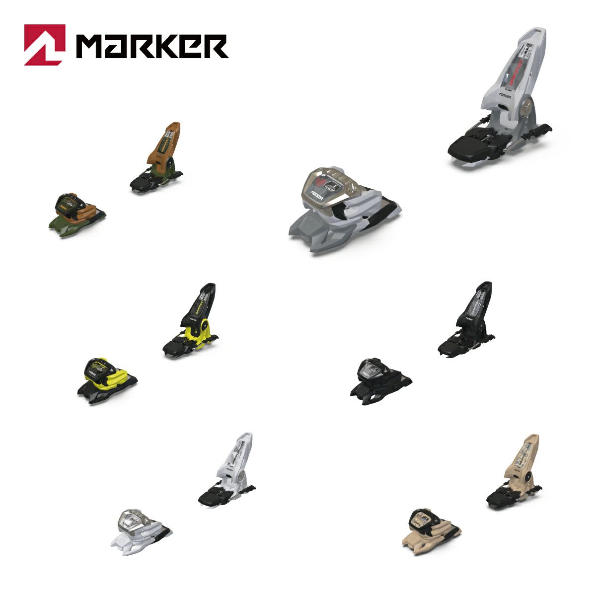 MARKER マーカー スキービンディング 【グリップウォーク】 2024 