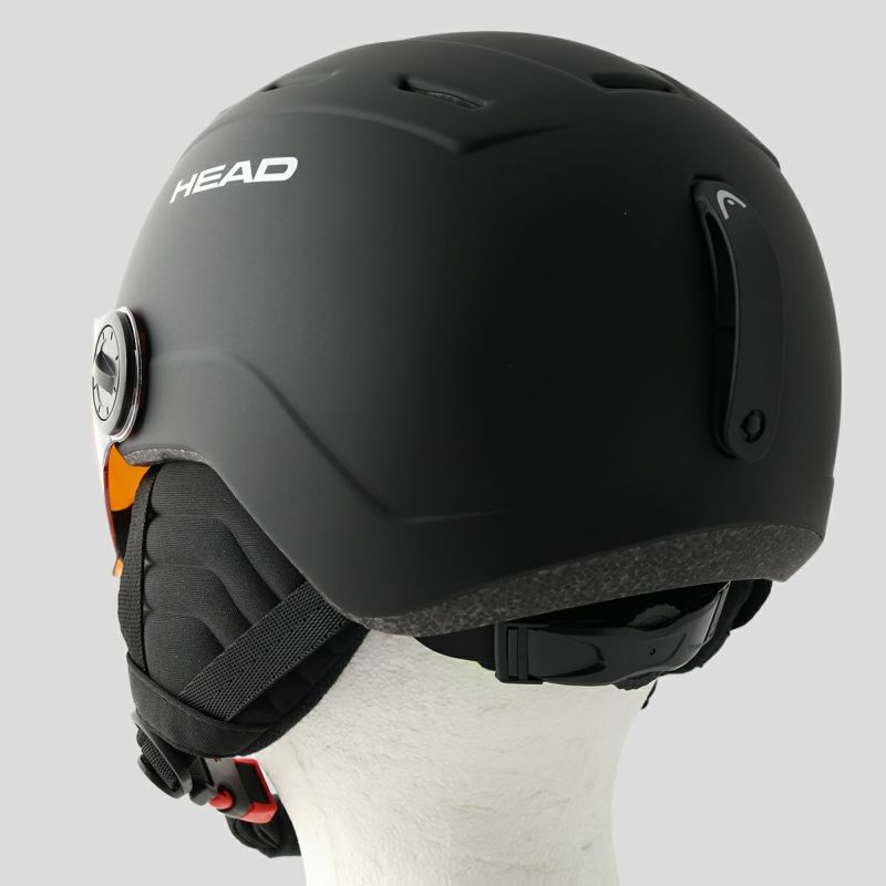 ぱらりん様HEAD MOJO VISOR ヘルメット XS/S 黒 Amazon | head ヘッド キッズ ヘルメット バイザー付き メガネ