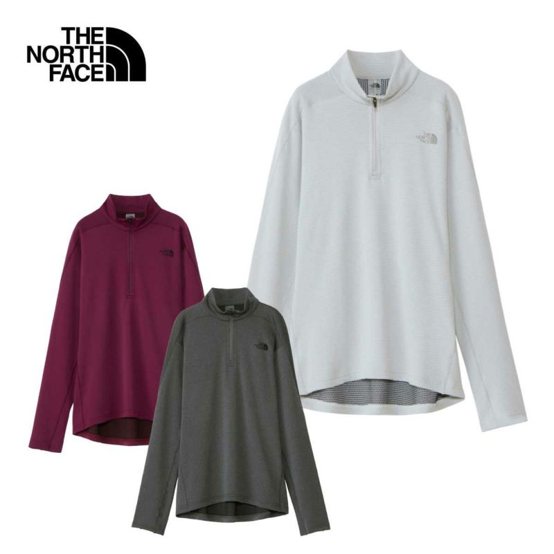 THE NORTH FACE UEm[XEtFCX XL[ A_[ fB[X 2024 NTW62311 / L/S FlashDry Zip Up OX[utbVhCWbvAbv