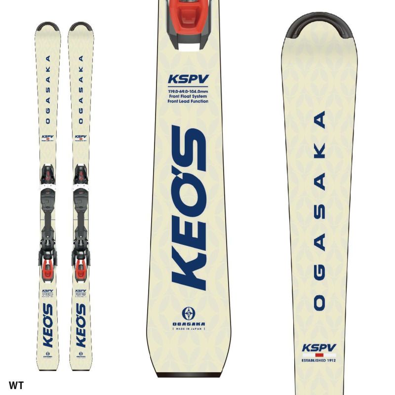 OGASAKA オガサカ スキー板 ＜2024＞ KEO'S 〔ケオッズ〕KS-PV + PRD 11 GW ビンディングセット 取付無料  2023-2024 NEWモデル