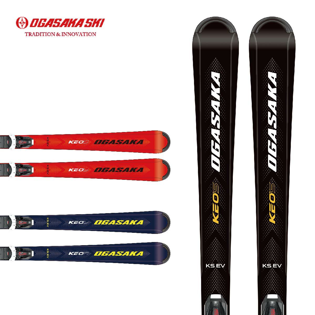 オガサカ KS-EV + チロリア PRD11 GW [2023-2024モデル] (スキー板  