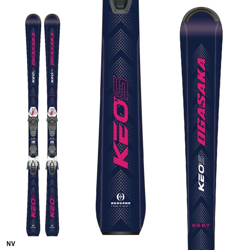 OGASAKA オガサカ スキー板 2024 KEO'S 〔ケオッズ〕KS-EY + SLR 10 GW ...