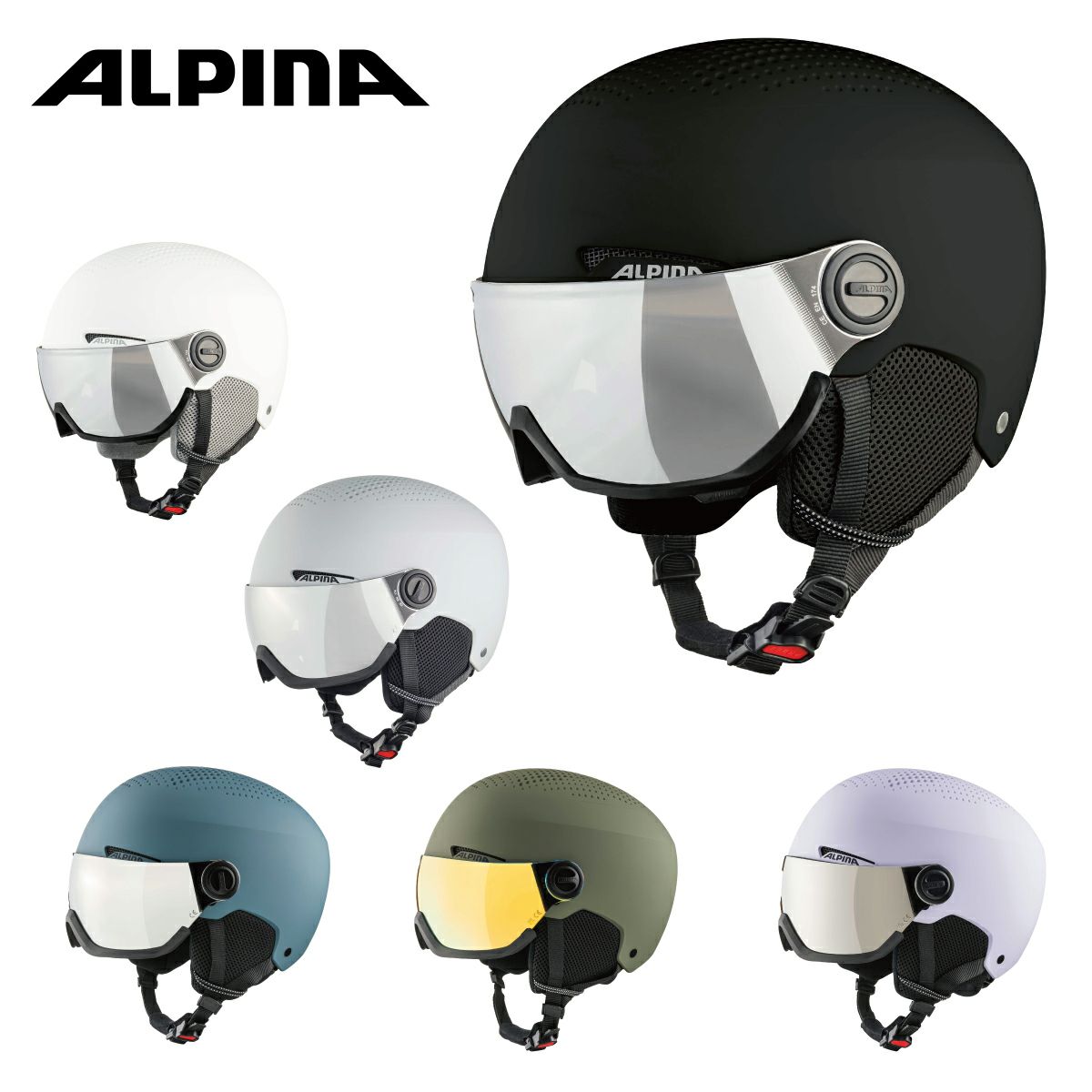 ALPINA �A���s�i �X�L�[ �w�����b�g �����Y ���f�B�[�X��2026�� ARBER VISOR Q-LITE / �A�[�o�[ �o�C�U�[ Q-LITE / A9228   ���{���K�i
