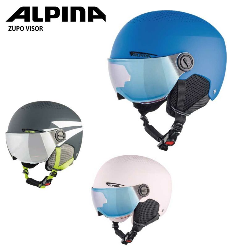 ALPINA アルピナ スキー ヘルメット キッズ ジュニア＜2025＞ ZUPO VISOR Q-LITE / ズッポ バイザー Q-LITE /  A9229