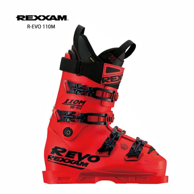 REXXAM レクザム スキーブーツ メンズ レディース＜2024＞ R-EVO 110M 〔Ｒ エヴォ 110M〕/ 23-24 NEWモデル  2023-2024 NEWモデル