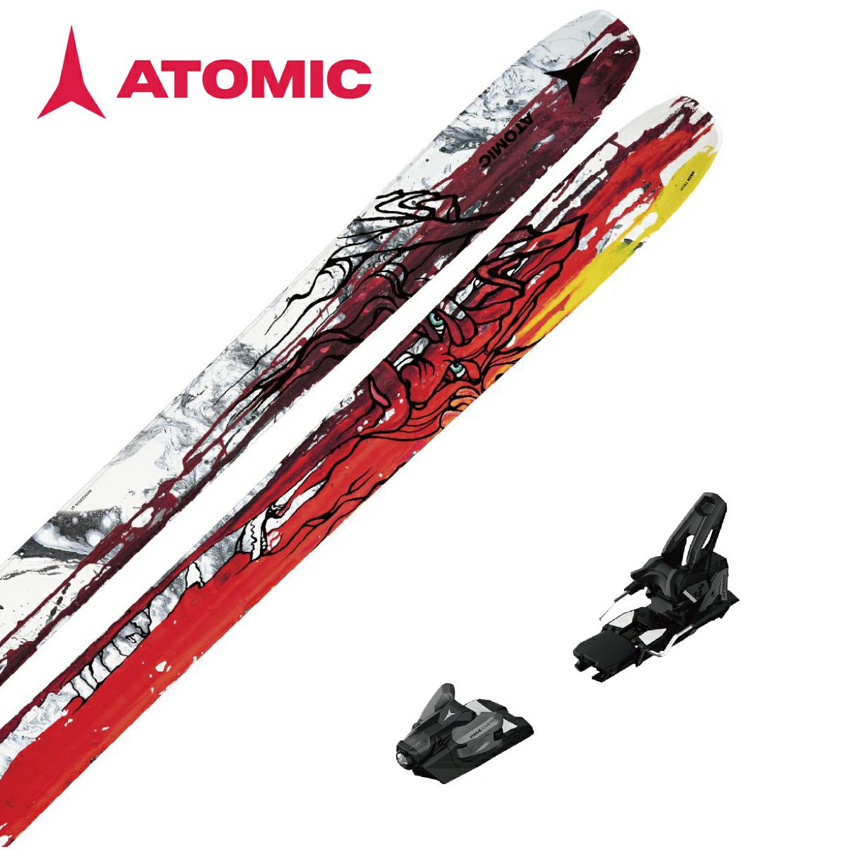 スキー板 ATOMIC アトミック メンズ レディース ＜2024＞ BENT 110 + アト