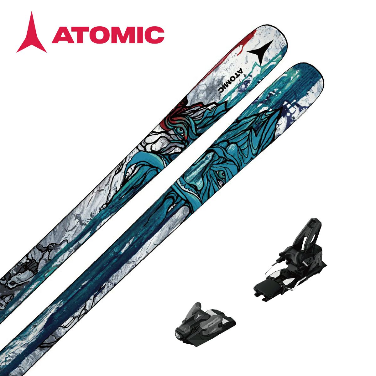 スキー板 ATOMIC アトミック メンズ レディース ＜2024＞BENT 85  + アトミ