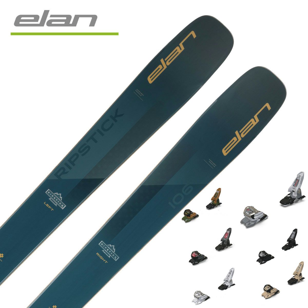 スキー板 メンズ レディース ELAN エラン ＜2024＞ Ripstick 106 Flat + ＜