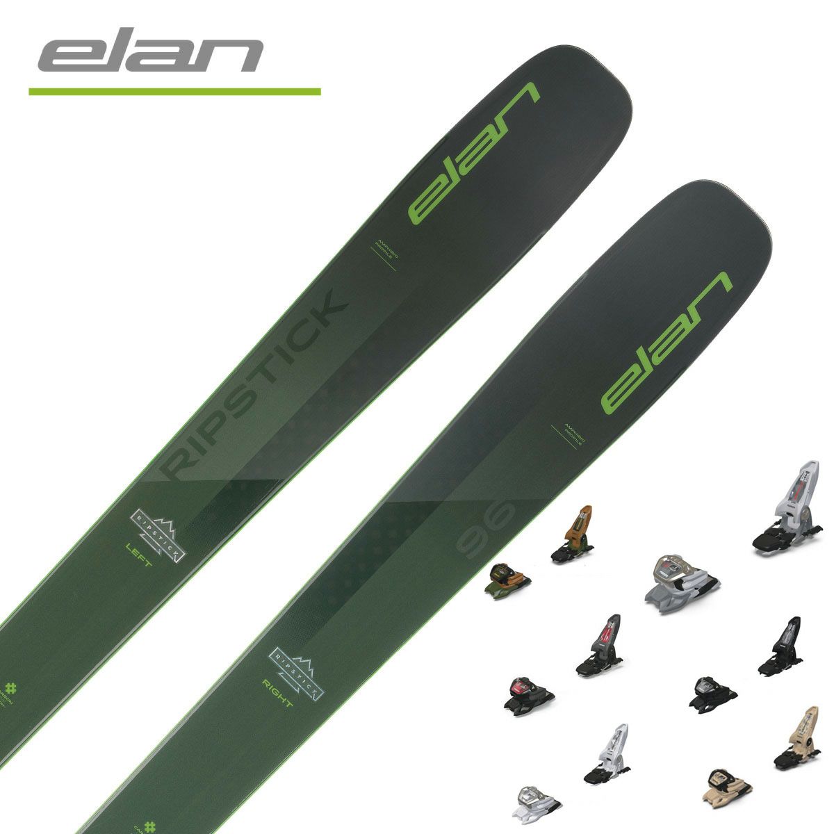 スキー板 メンズ レディース ELAN エラン ＜2024＞ Ripstick 96 Flat + ＜2