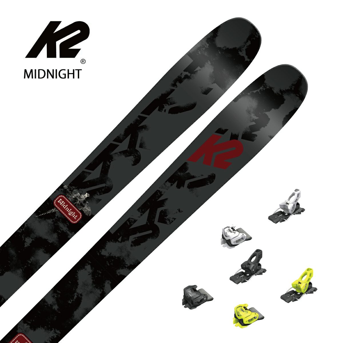 スキー板 メンズ レディース K2 ケーツー ＜2024＞ MIDNIGHT[S230303201]