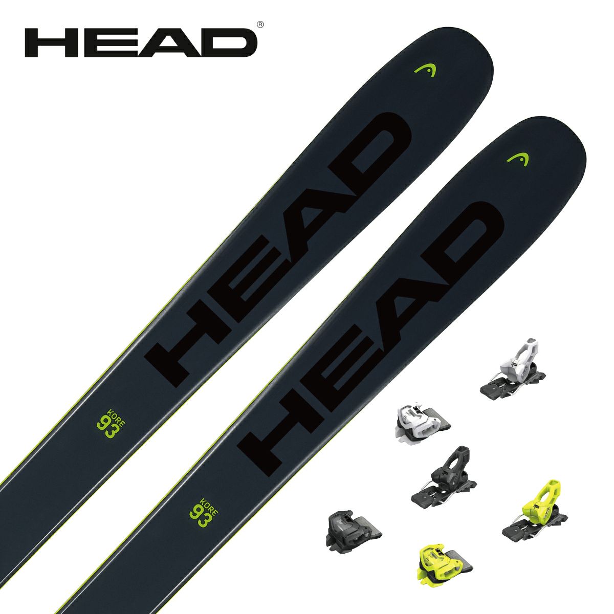 HEAD ヘッド スキー板 メンズ レディース ＜2024＞ KORE 93 + ＜23＞ATTACK
