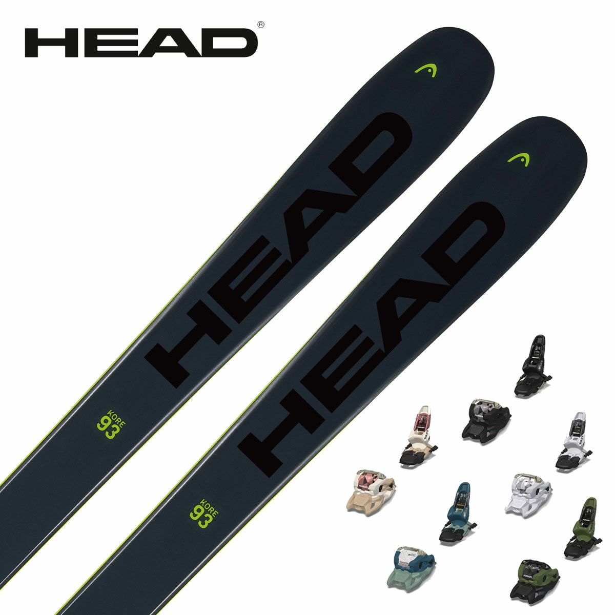HEAD ヘッド スキー板 メンズ レディース ＜2024＞ KORE 93 + ＜23＞SQUIRE