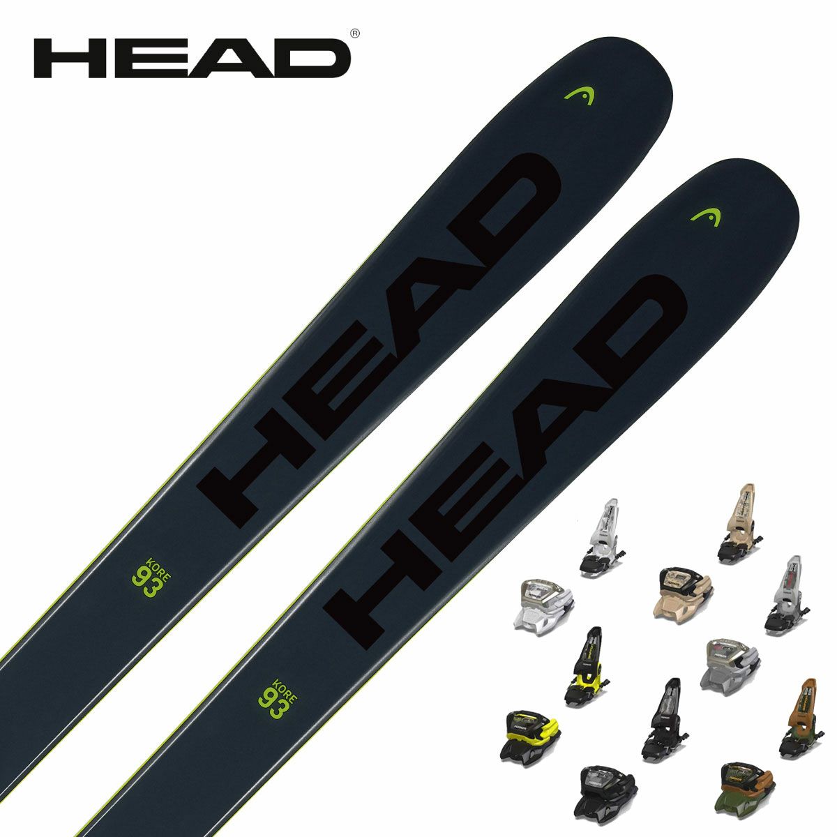 HEAD ヘッド スキー板 メンズ レディース ＜2024＞ KORE 93 + ＜23＞GRIFFO