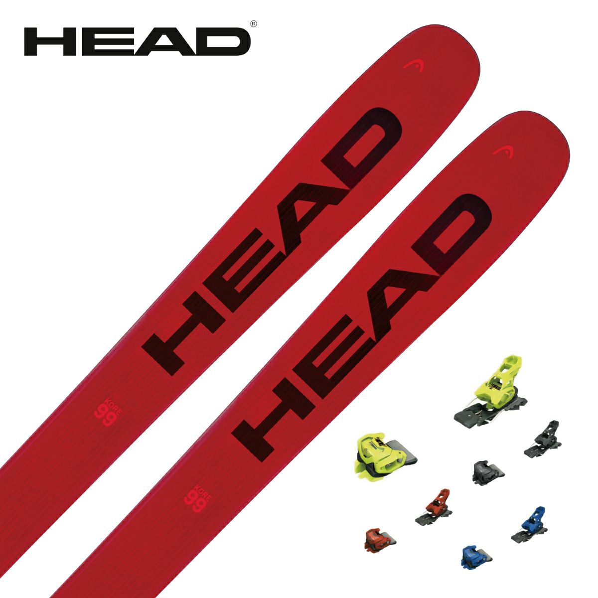 HEAD ヘッド スキー板 メンズ レディース ＜2024＞ KORE 99 + ＜23＞ATTACK