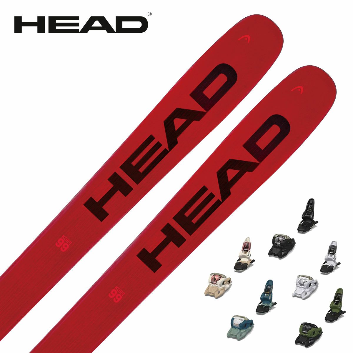 HEAD ヘッド スキー板 メンズ レディース ＜2024＞ KORE 99 + ＜23＞SQUIRE