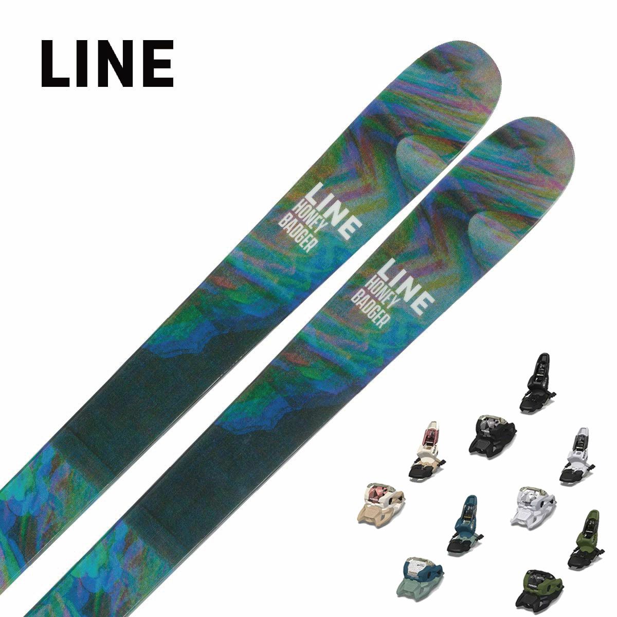 スキー板 LINE ライン メンズ レディース ＜2024＞ HONEY BADGER + ＜23＞S