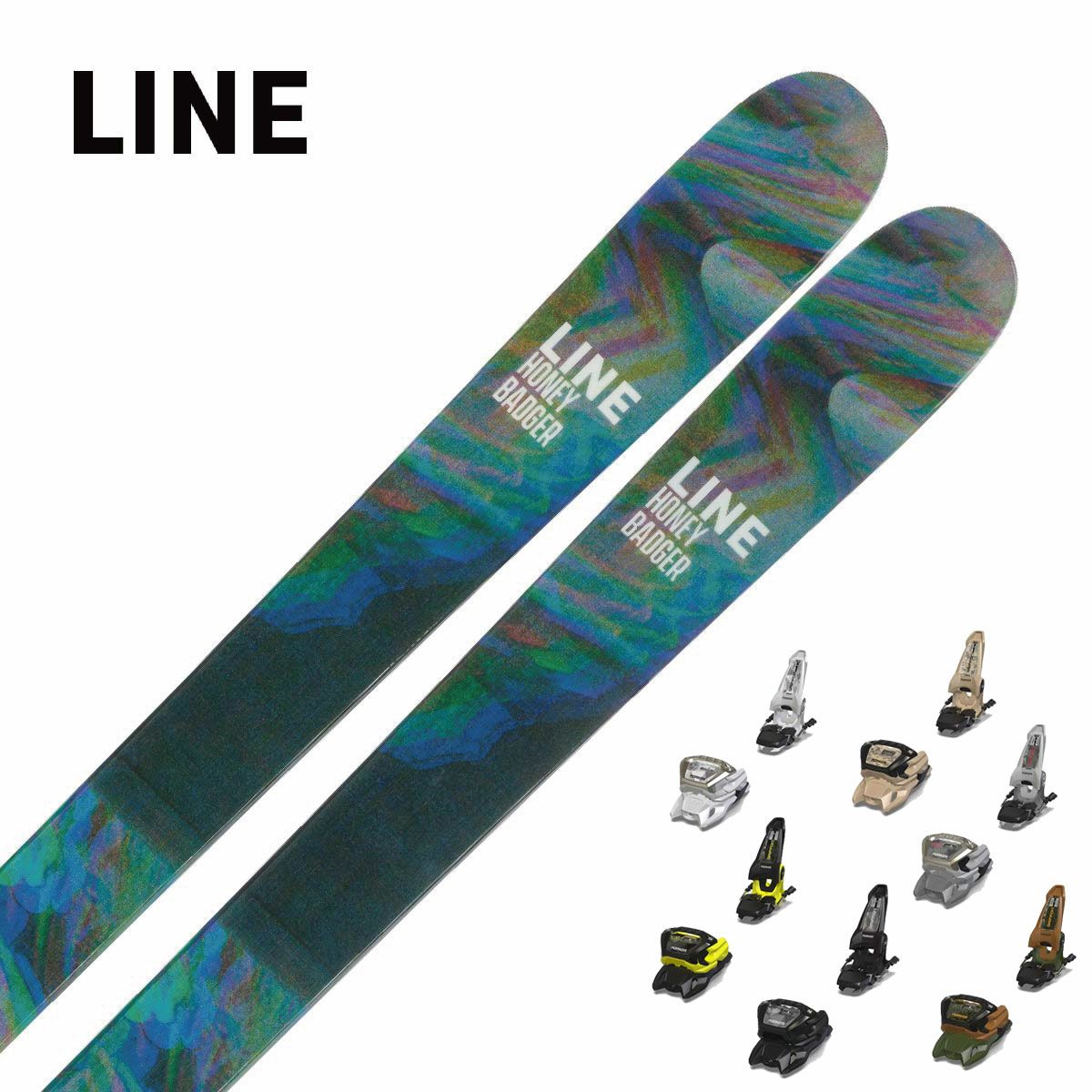スキー板 LINE ライン メンズ レディース ＜2024＞ HONEY BADGER + ＜23＞G