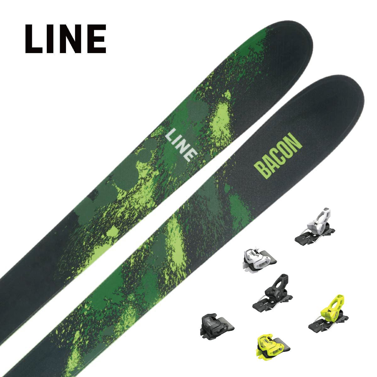 スキー板 LINE ライン メンズ レディース ＜2024＞ BACON 108 + ＜23＞ATTA