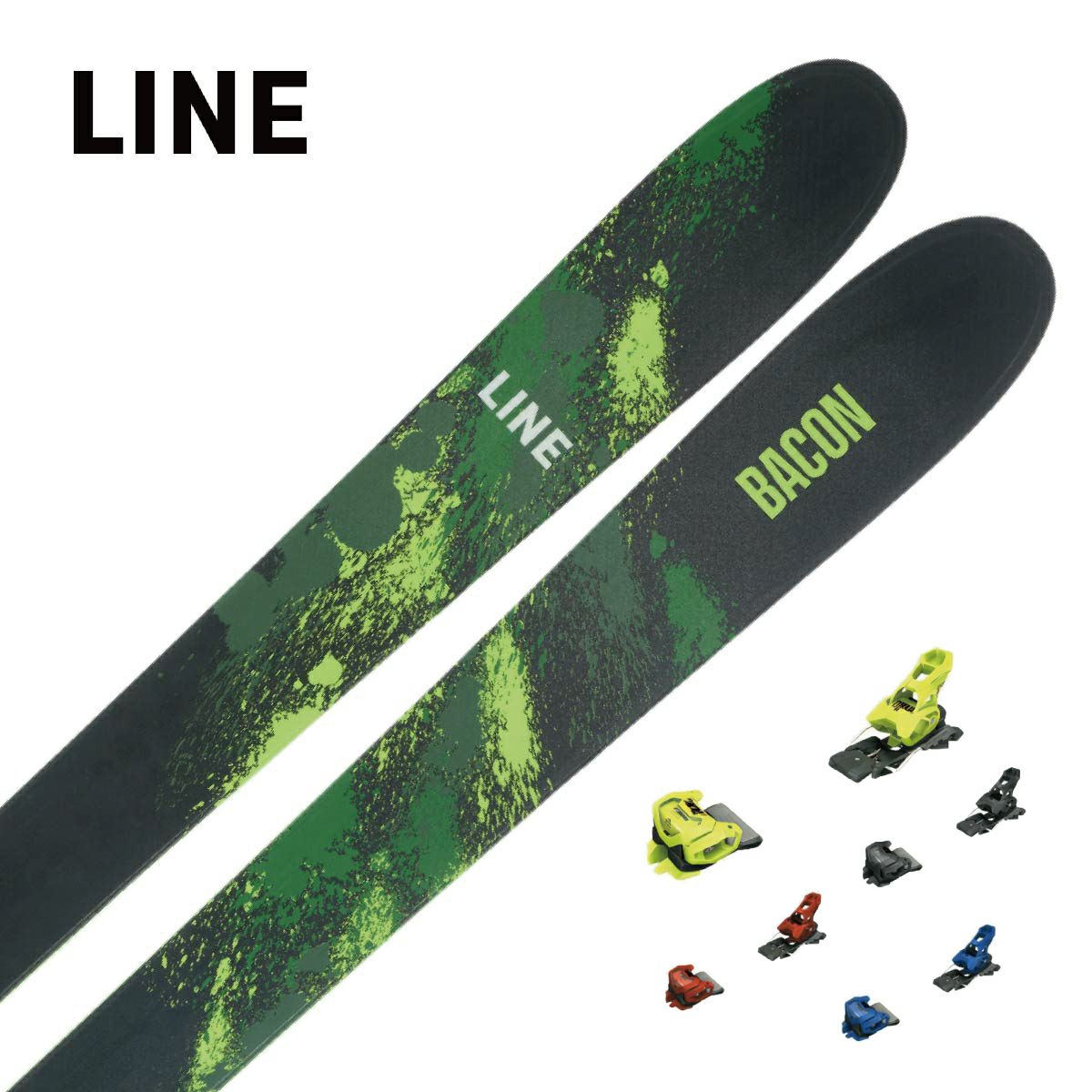スキー板 LINE ライン メンズ レディース ＜2024＞ BACON 108 + ＜23＞ATTA