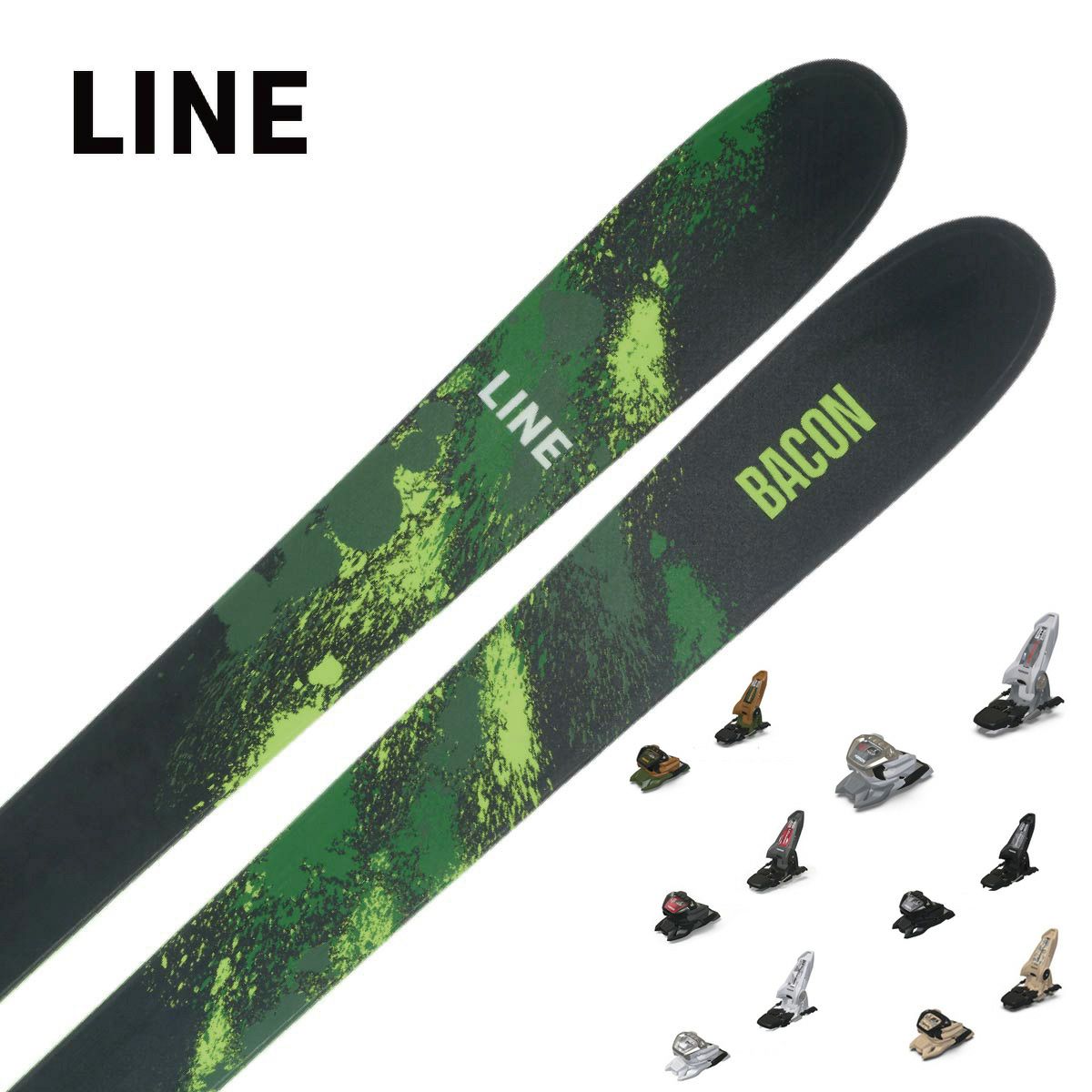 スキー板 LINE ライン メンズ レディース ＜2024＞ BACON 108 + ＜23＞GRIF