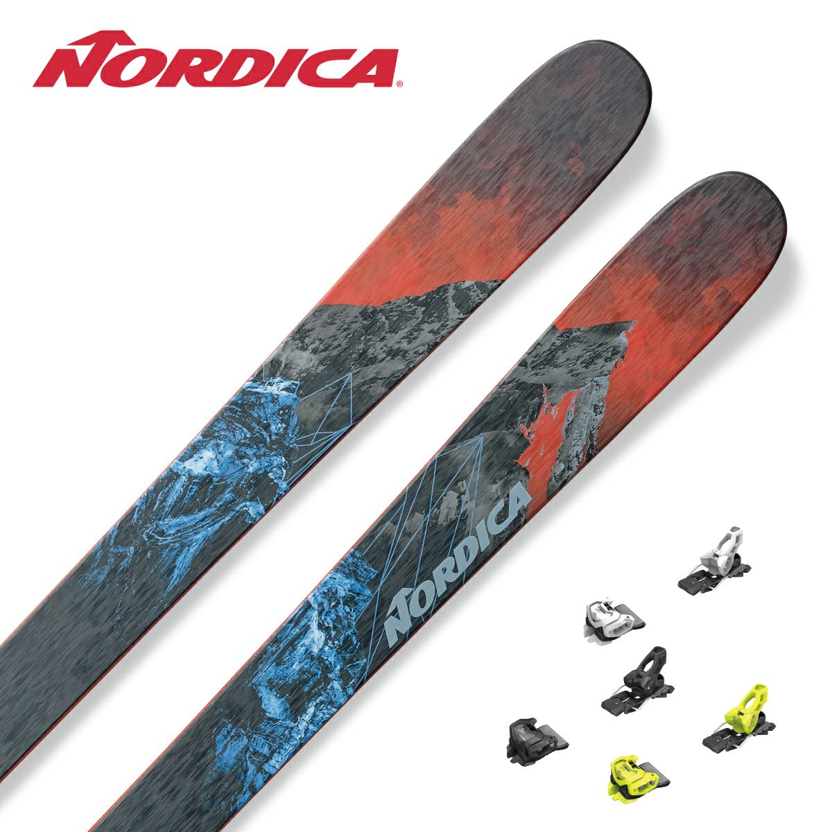 スキー板 NORDICA ノルディカ ＜2024＞ ENFORCER 100 + ＜23＞ATTACK 11 GW