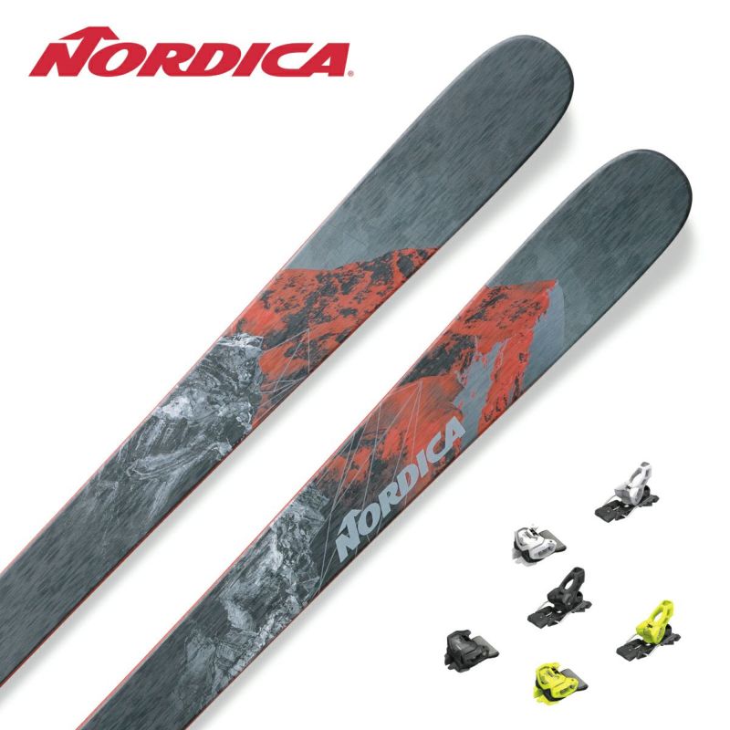 ロシニョール ROSSIGNOL ファットスキー S7 178cm 110ｍｍ ビンディング Axial 2 140 Ti Pro スキー板 アウトドア 重量実測：3280g（ビンディング含む1本)178cmサイドカット