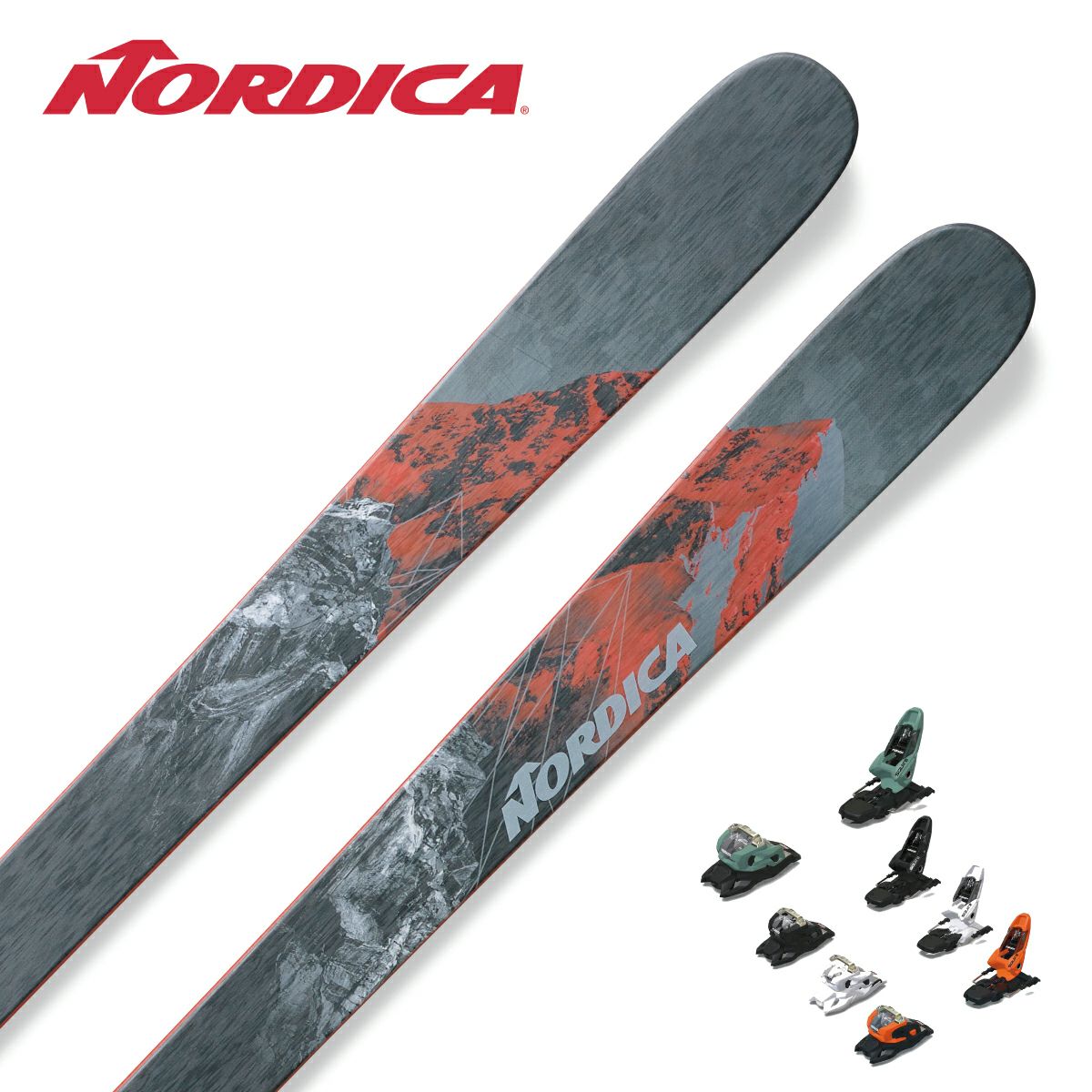 スキー板 NORDICA ノルディカ ＜2024＞ ENFORCER 94 + ＜23＞SQUIRE 11【金