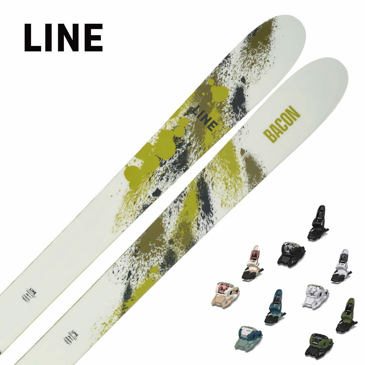 スキー板 LINE ライン メンズ レディース ＜2024＞ BACON 115 + ＜23＞SQUI