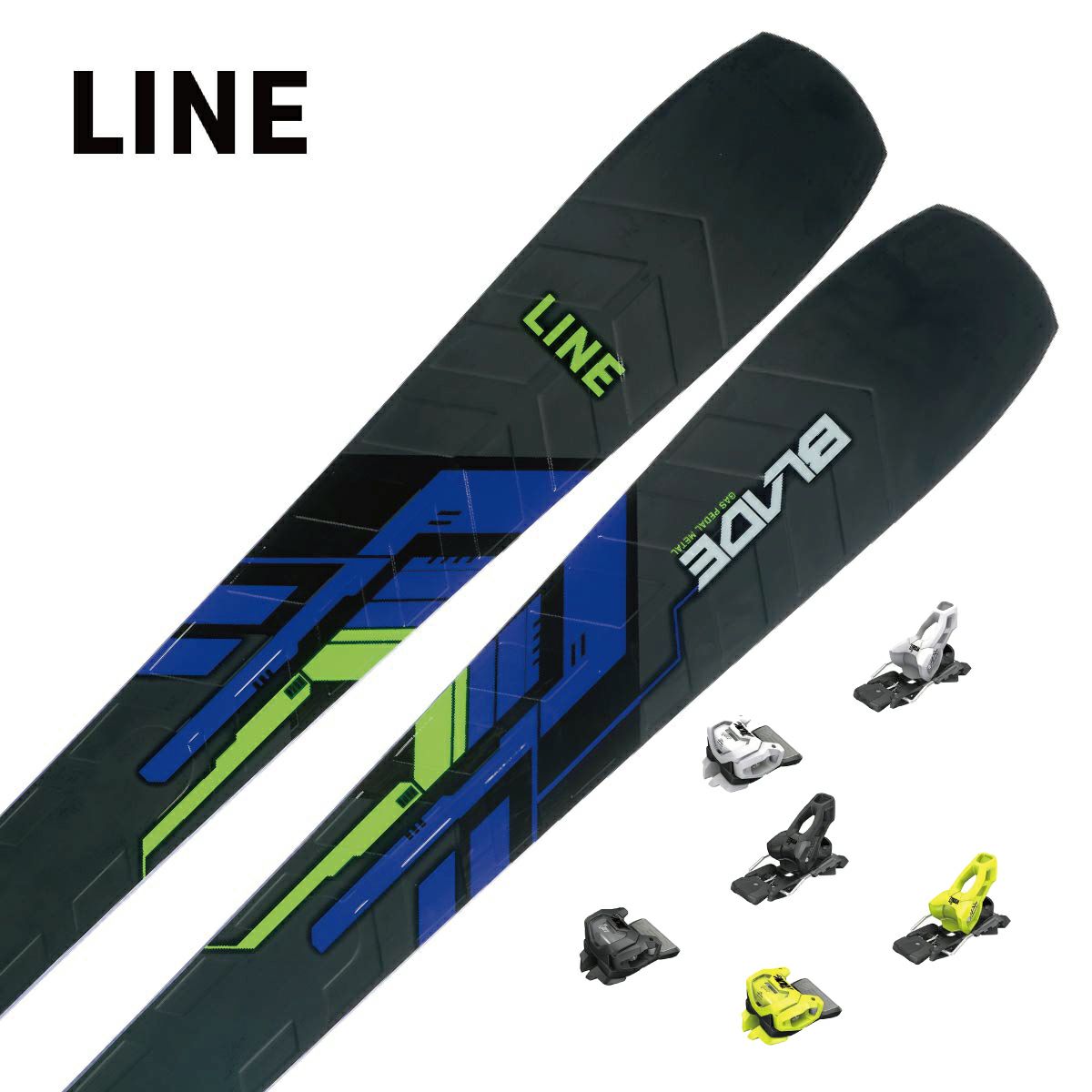 スキー板 LINE ライン メンズ レディース ＜2024＞ BLADE + ＜23＞ATTACK 1
