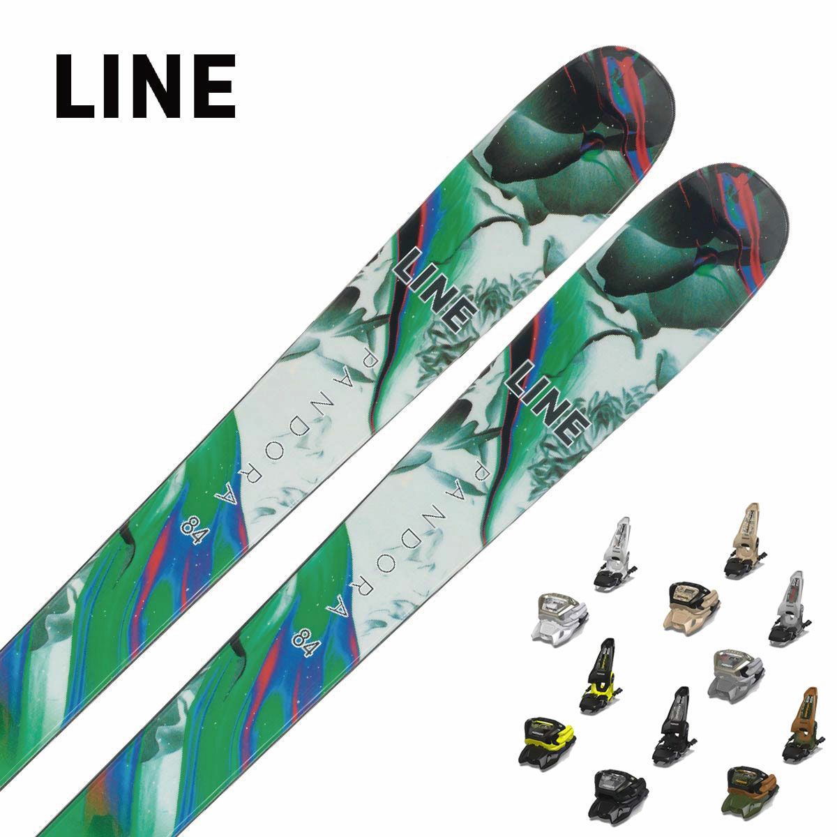 スキー板 LINE ライン メンズ レディース ＜2024＞ PANDORA 84 + ＜23＞GRI