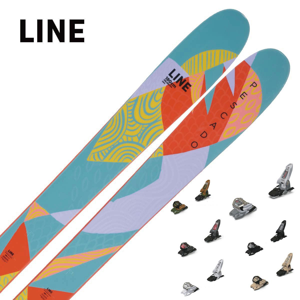 スキー板 LINE ライン メンズ レディース ＜2024＞ PESCADO + ＜23＞GRIFFO