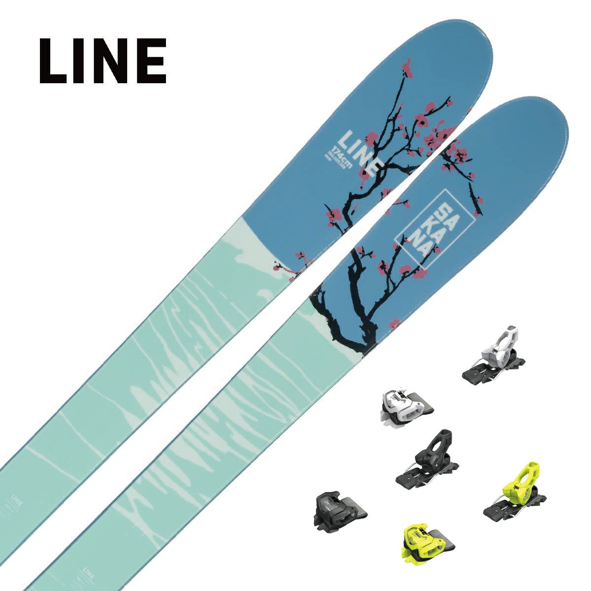 スキー板 LINE ライン メンズ レディース ＜2024＞ SAKANA + ＜23＞ATTACK