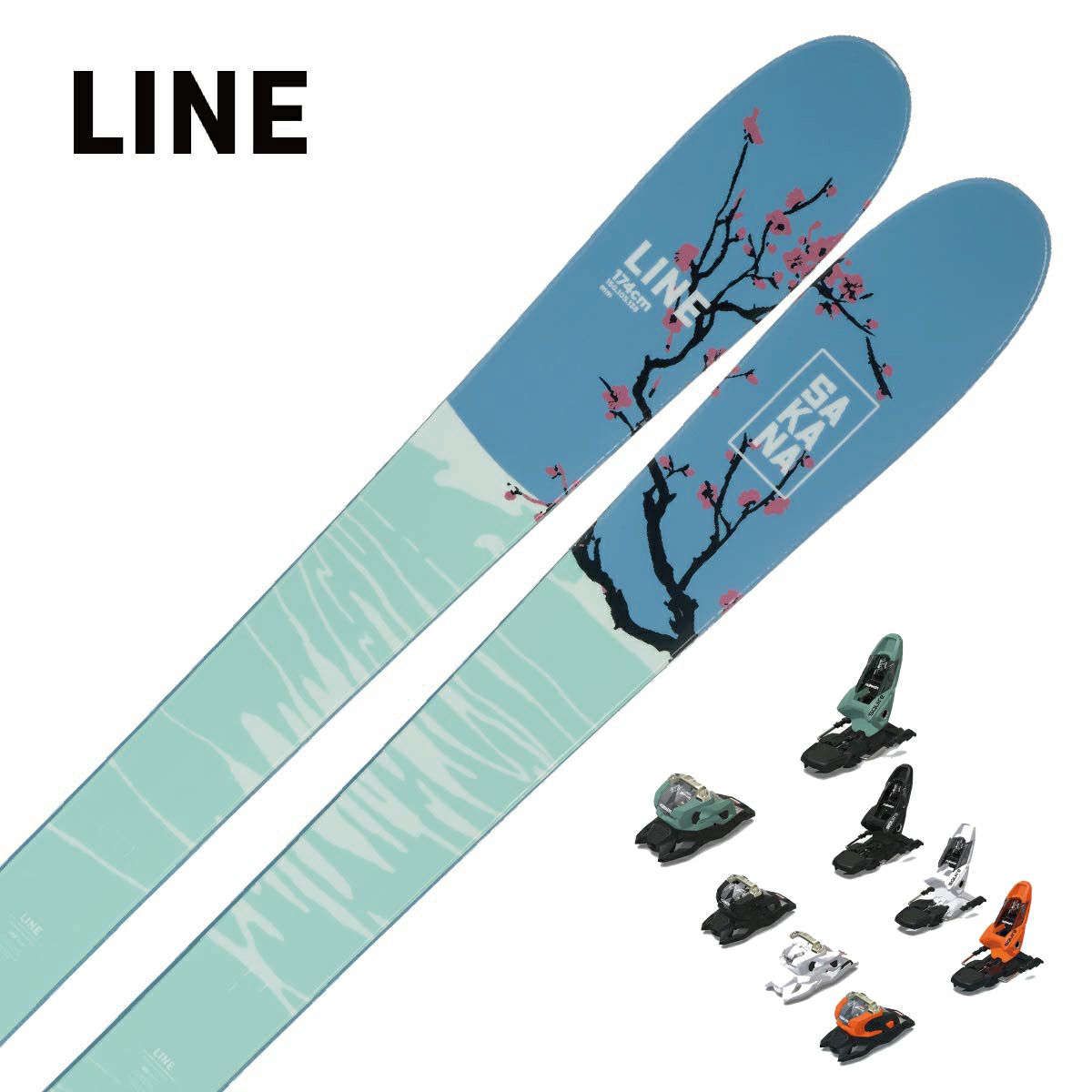 スキー板 LINE ライン メンズ レディース ＜2024＞ SAKANA + ＜23＞SQUIRE