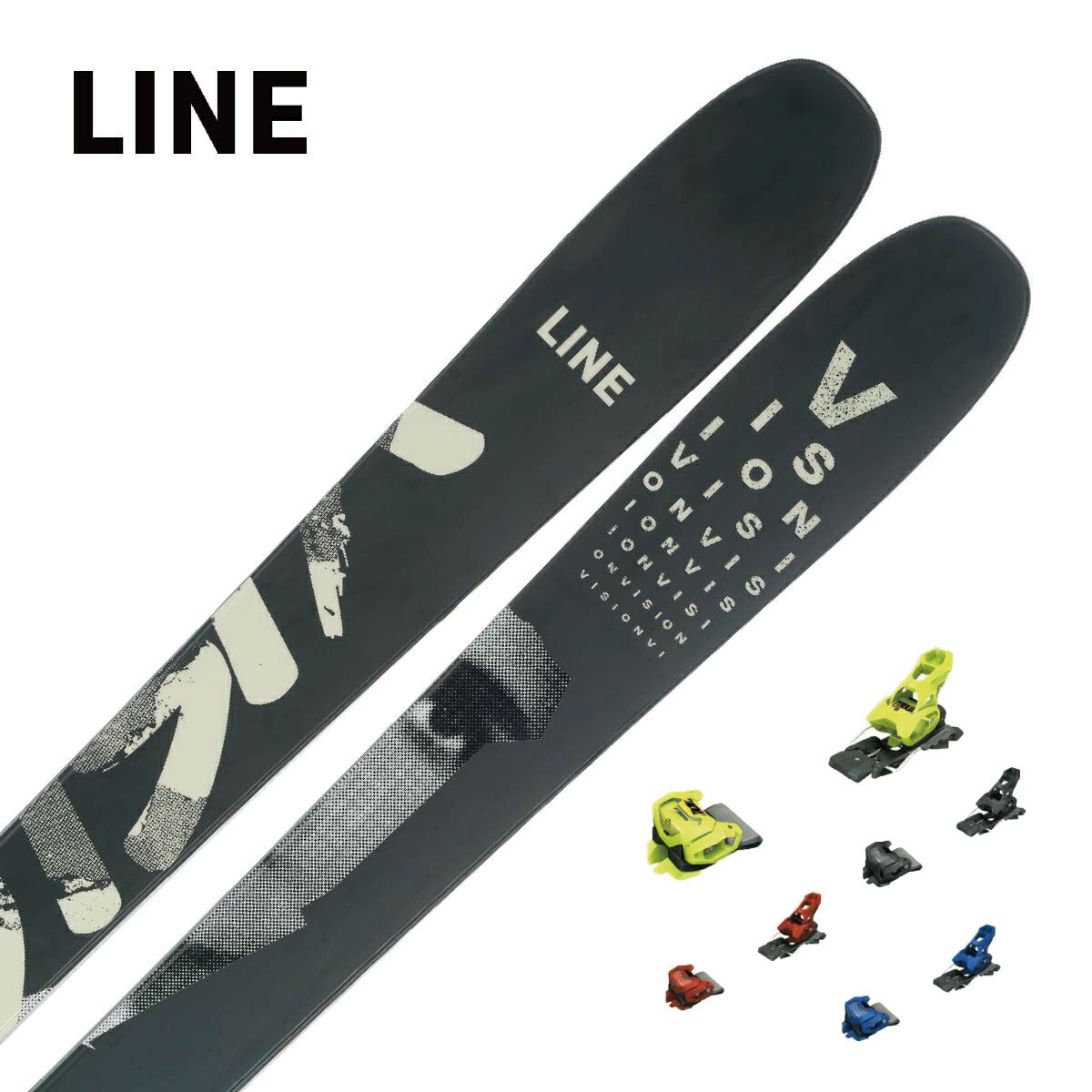 スキー板 LINE ライン メンズ レディース ＜2024＞ VISION 108 + ＜23＞ATT