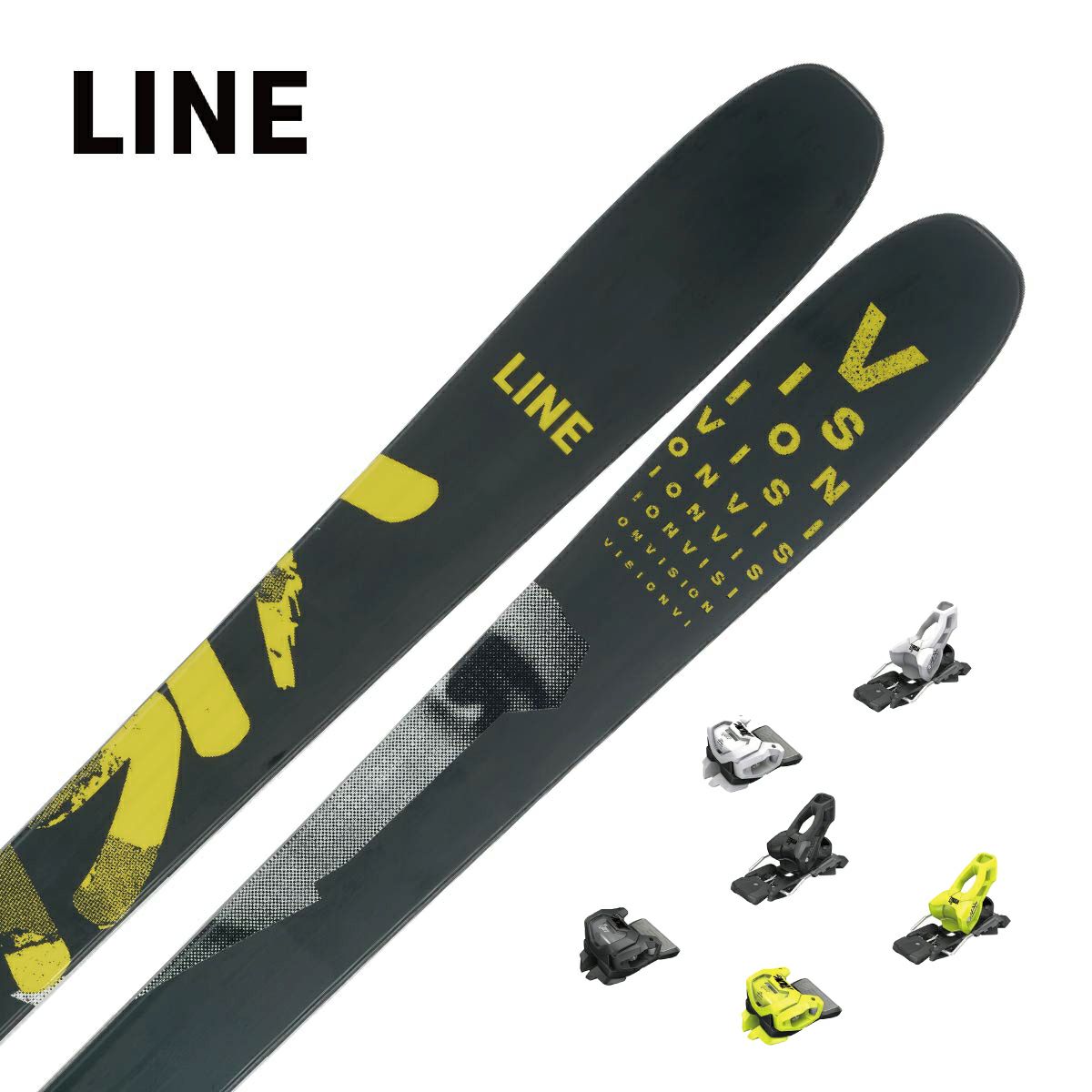 スキー板 LINE ライン メンズ レディース ＜2024＞ VISION 98 + ＜23＞ATTA