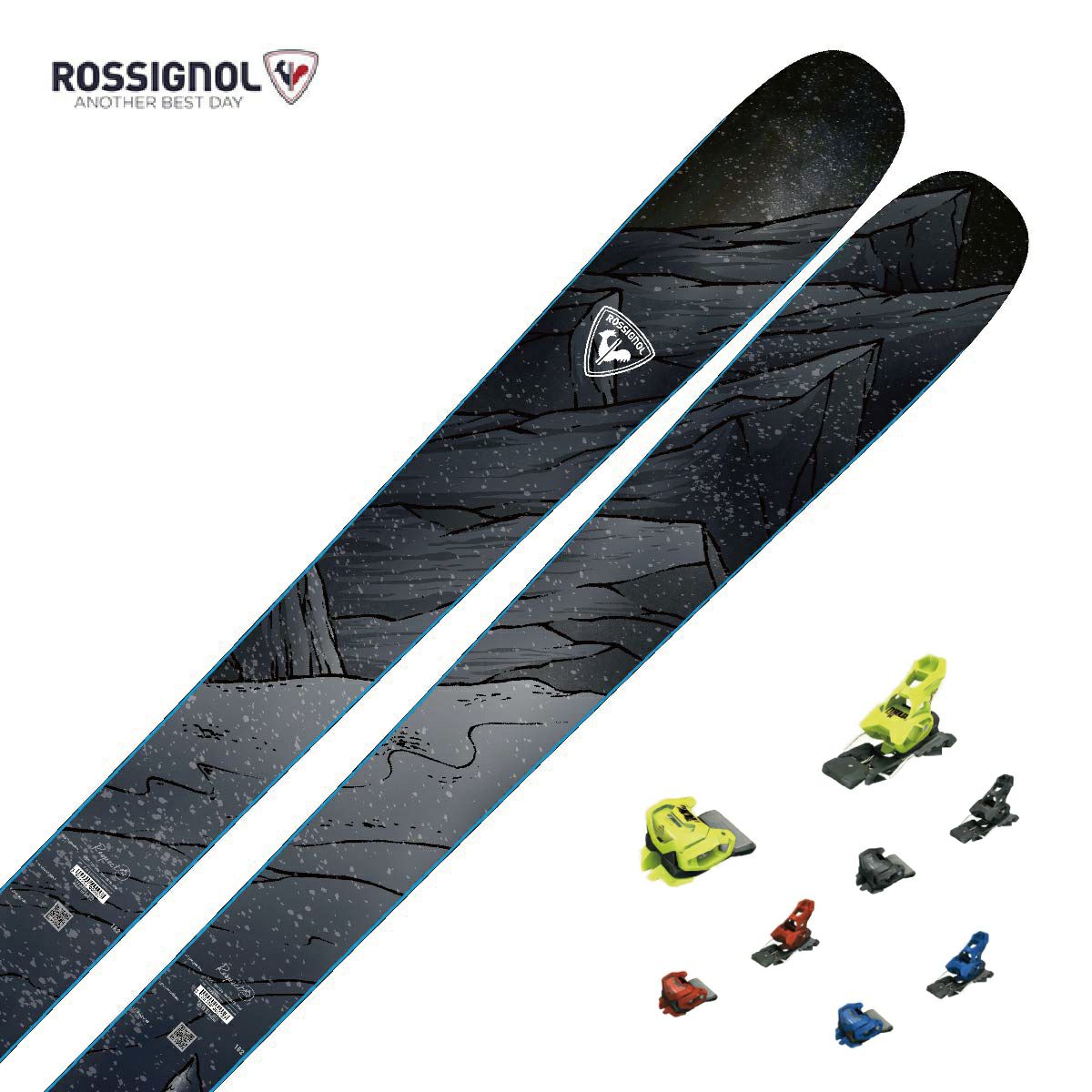 スキー板 ROSSIGNOL ロシニョール ＜2024＞ BLACKOPS 98 + ＜23＞ATTACK 14
