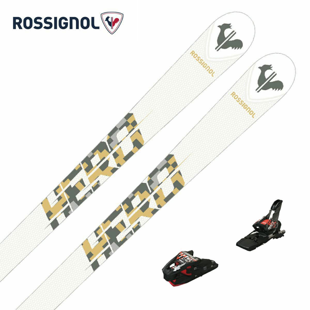 ロシニョール HERO R11 スキー板 140 LEKI 力任せ ストックケース付き