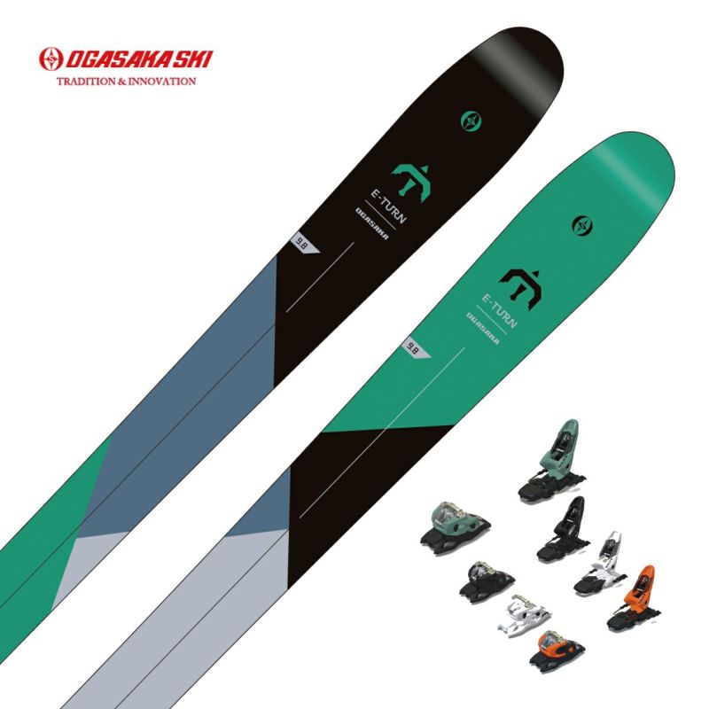 買取売値 オガサカ E-TURN 184㎝ オガサカスキー板 - スキー
