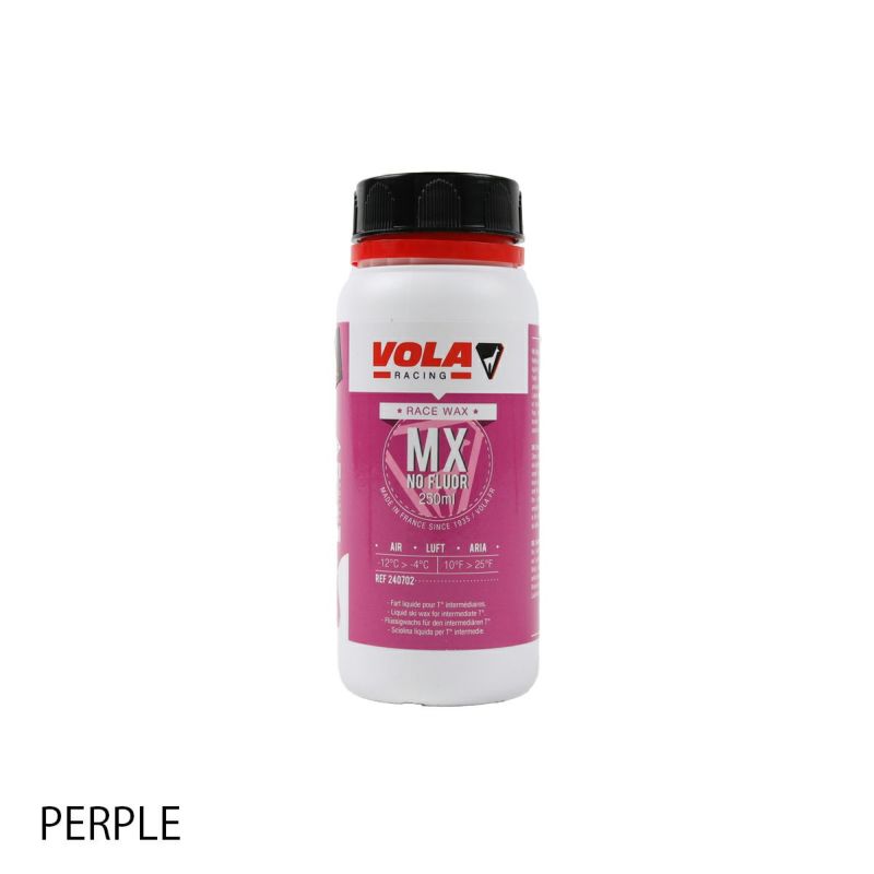 VOLA ボラ リキッド ワックス MX NO FLUOR PURPLE 250ml 液体 スキー スノーボード スノボ  ならタナベスポーツ【公式】が最速最安値に挑戦中！メンズ・レディース・子供用まで勢揃い